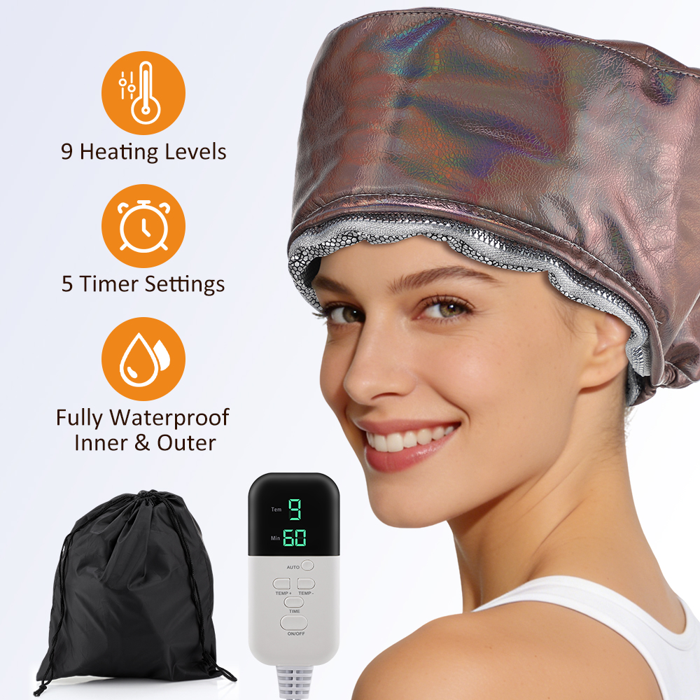 Hair Care Salon - Thermal Cap Hair Steamer 10 Levels