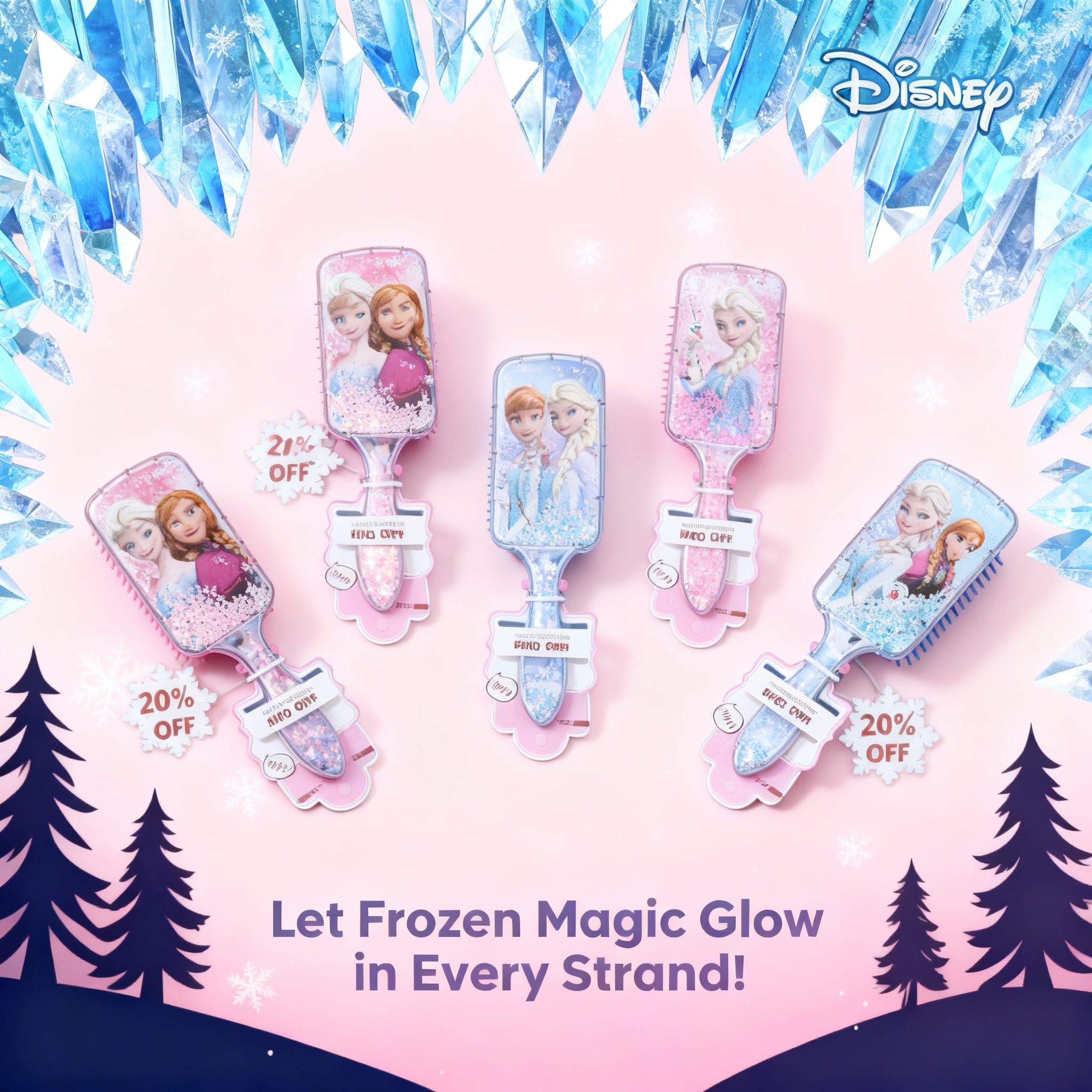 Hair Care Ingredients - Frozen Elsa Minnie Mickey Mouse Air