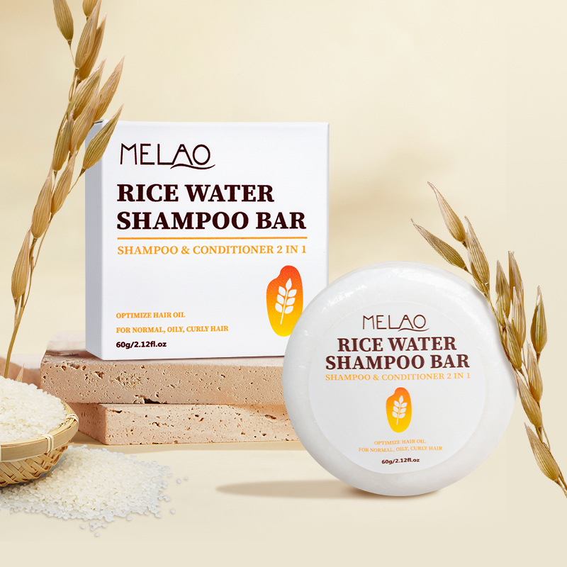 Hair Care With Rice Water - Handmade Soap, Rice Water Shampoo Soap,