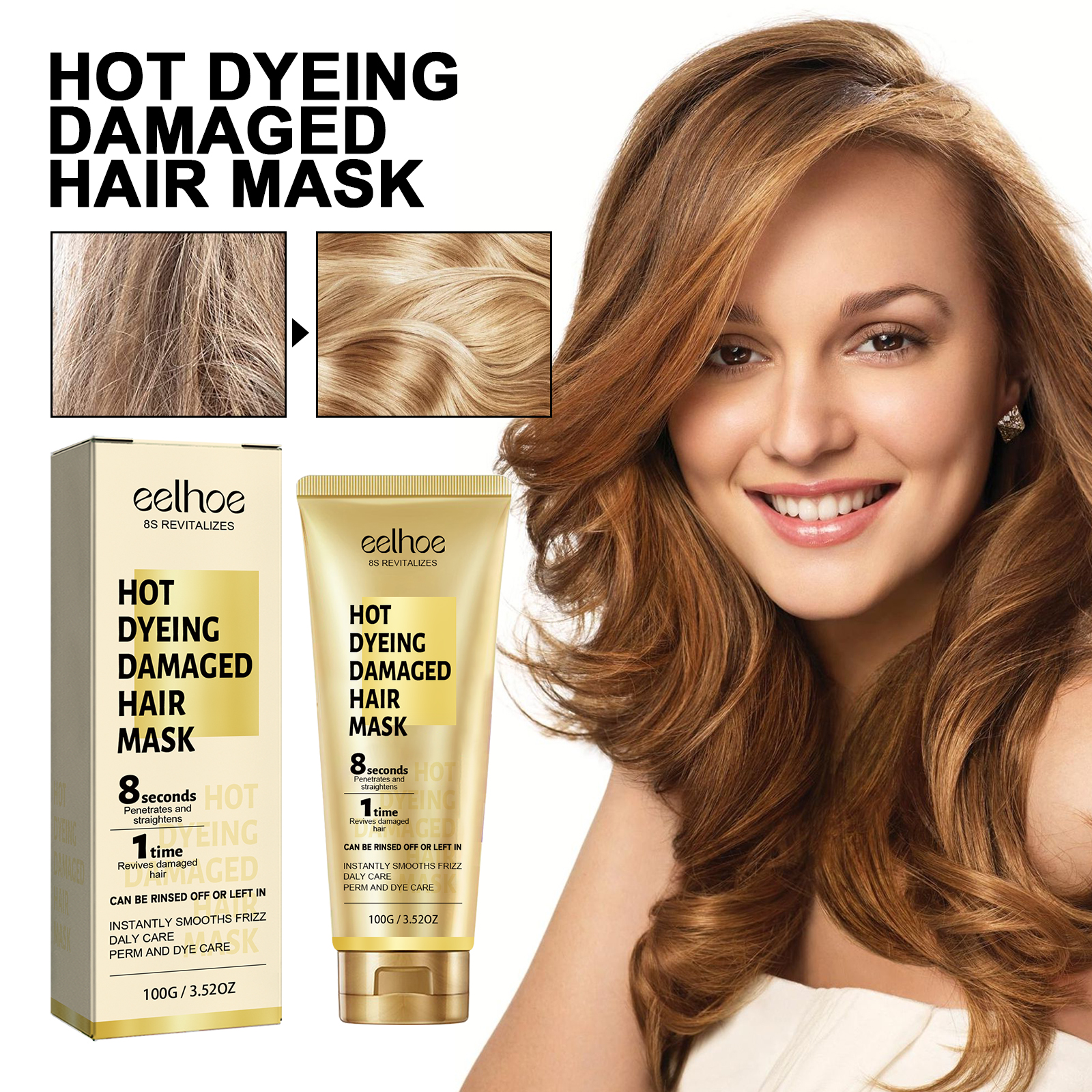 Hair Care Garnier - Keratin Hair Care Cream 8 Seconds