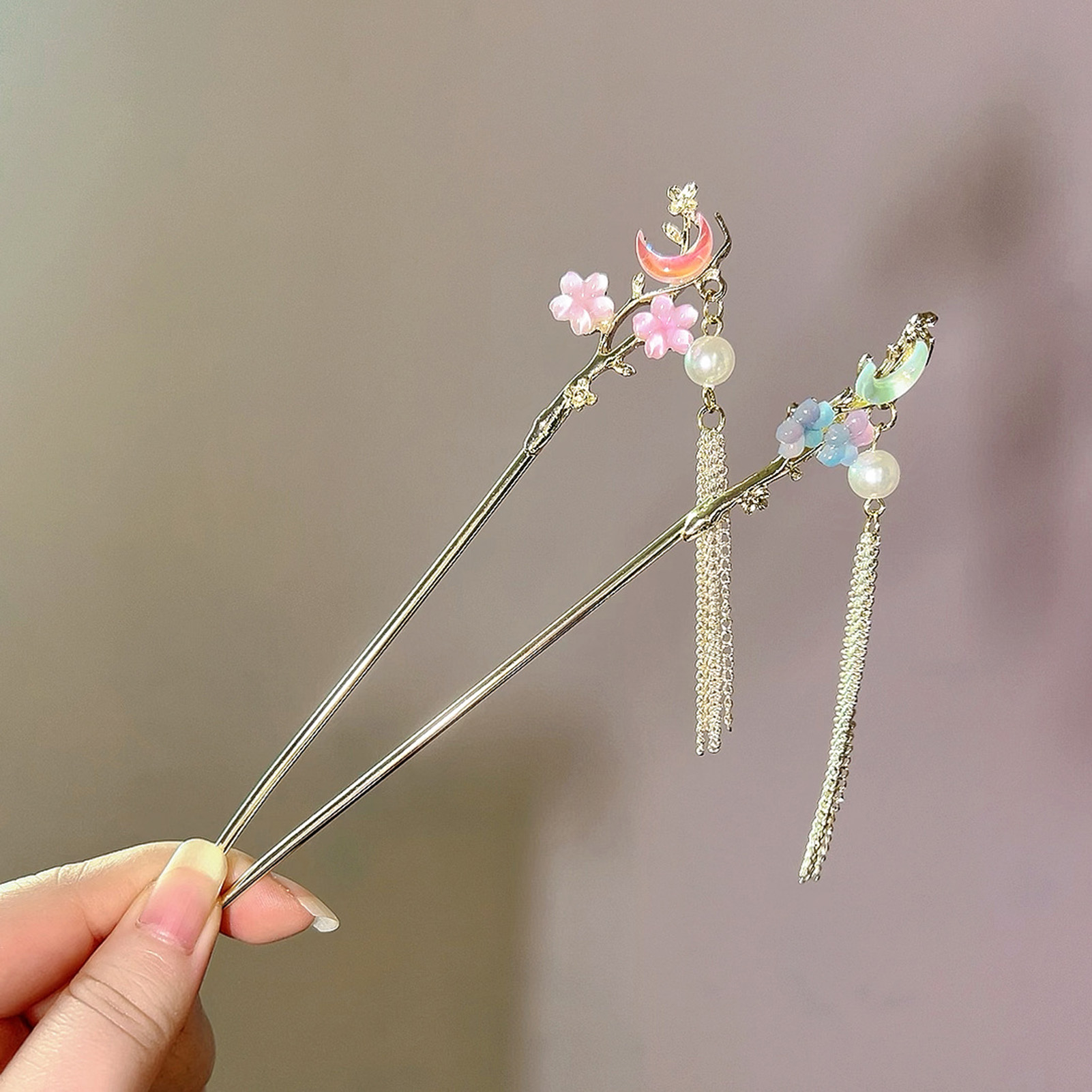 Hair Care Ingredients - Retro Chinese Style Hairpin Sweety Flower