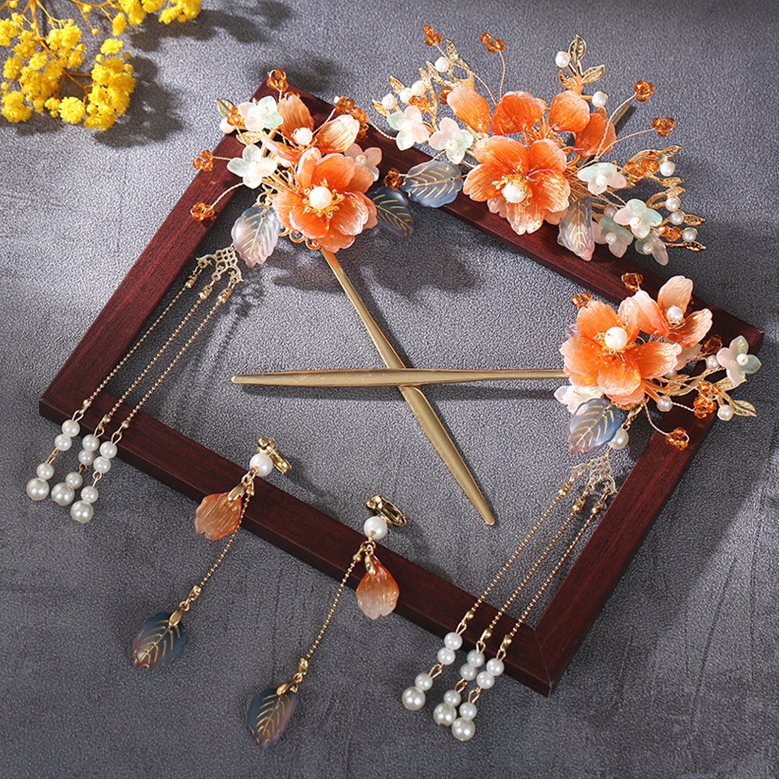 Hair Care Ingredients - Ancient Hanfu Hair Accessories Set Chinese