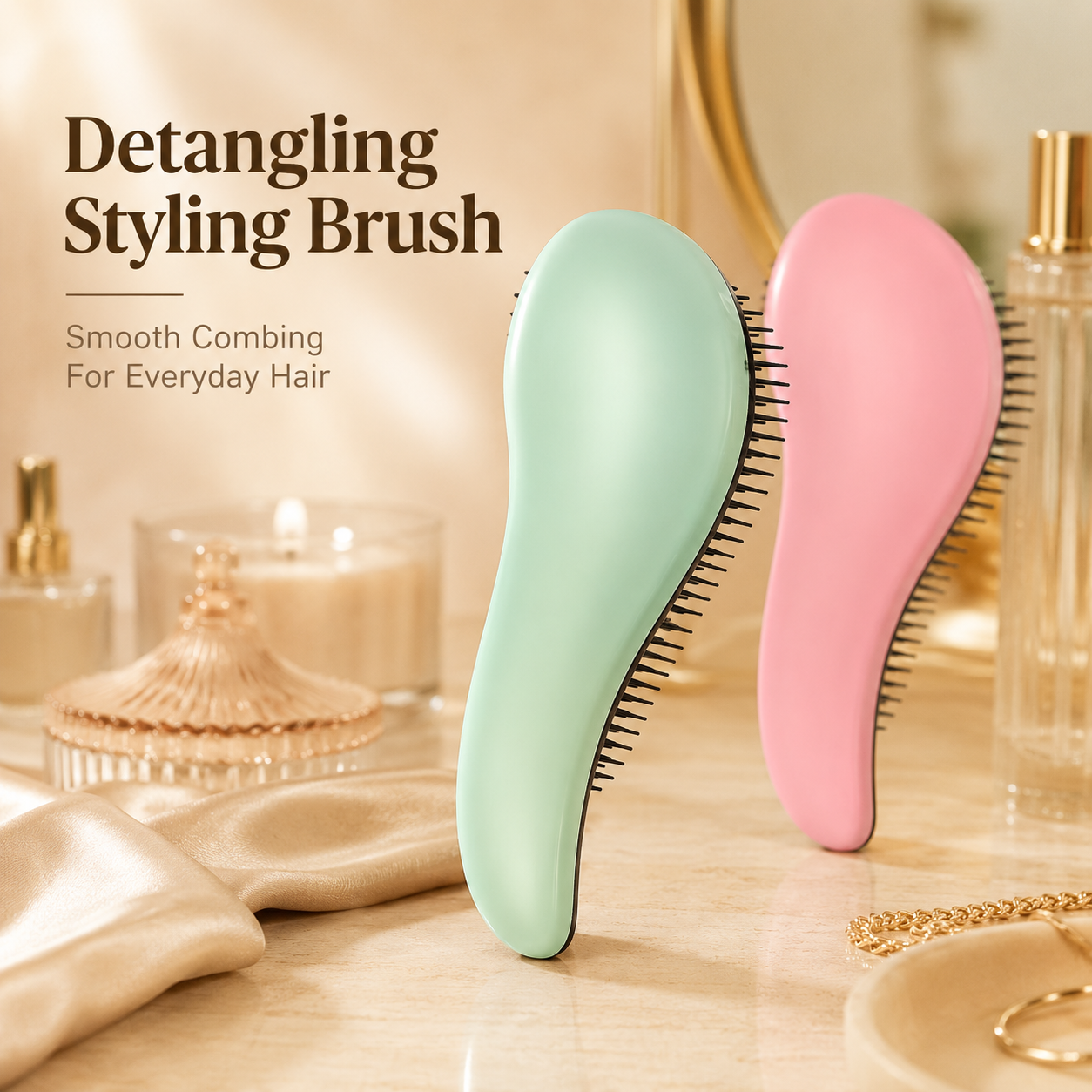 Hair Care Salon - Detangling Hair Brush For Wet &