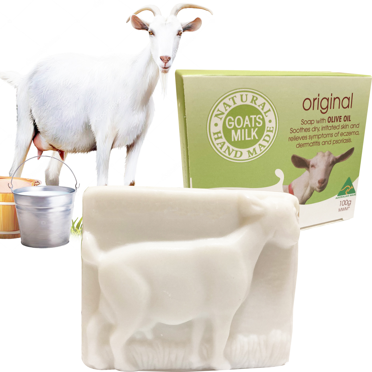 100g Natural Handmade Goats Mi – Hair Care Olive Oil Bewertung und Preis