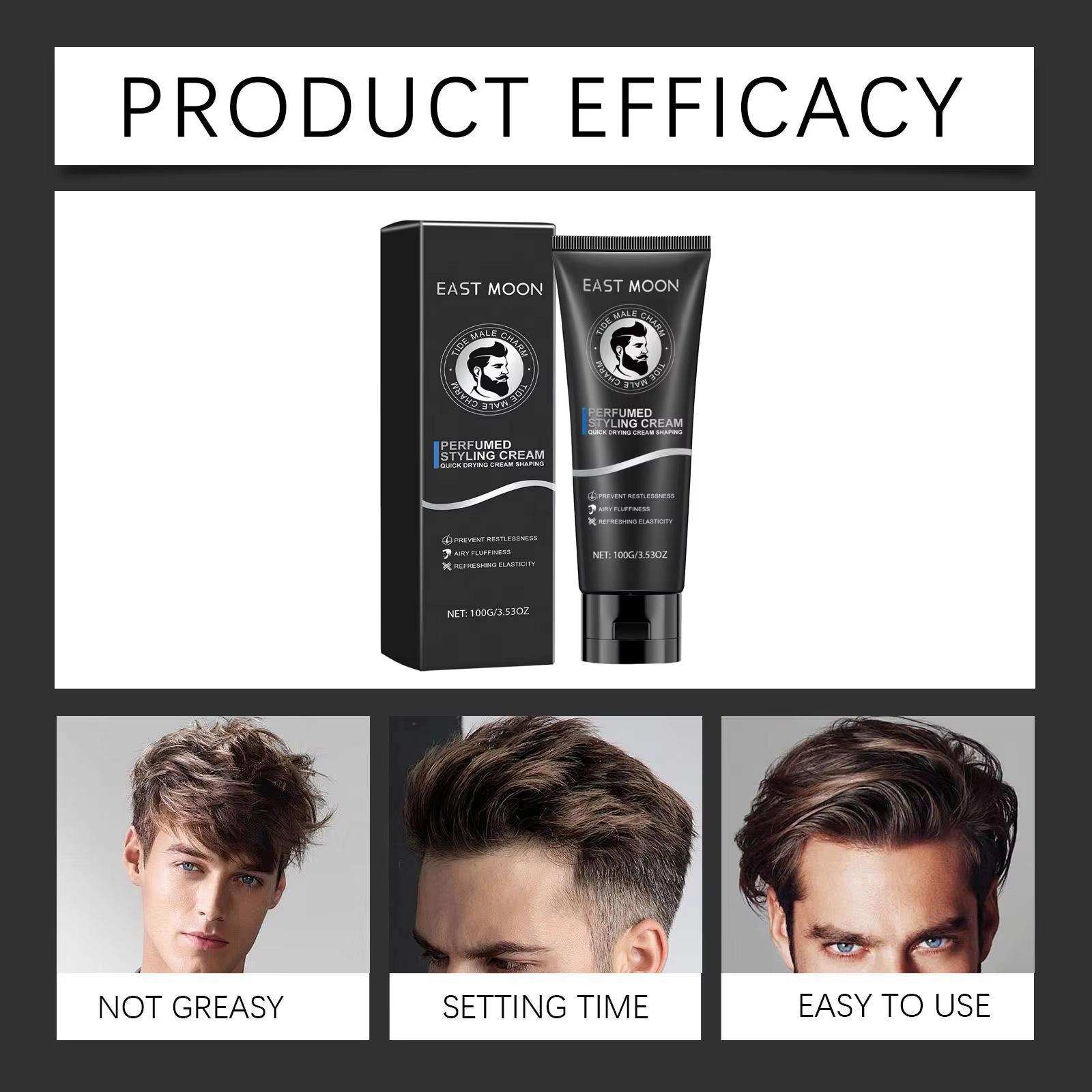 Men Hair Styling Cream Long-La – Edge Control Gel Bewertung und Preis
