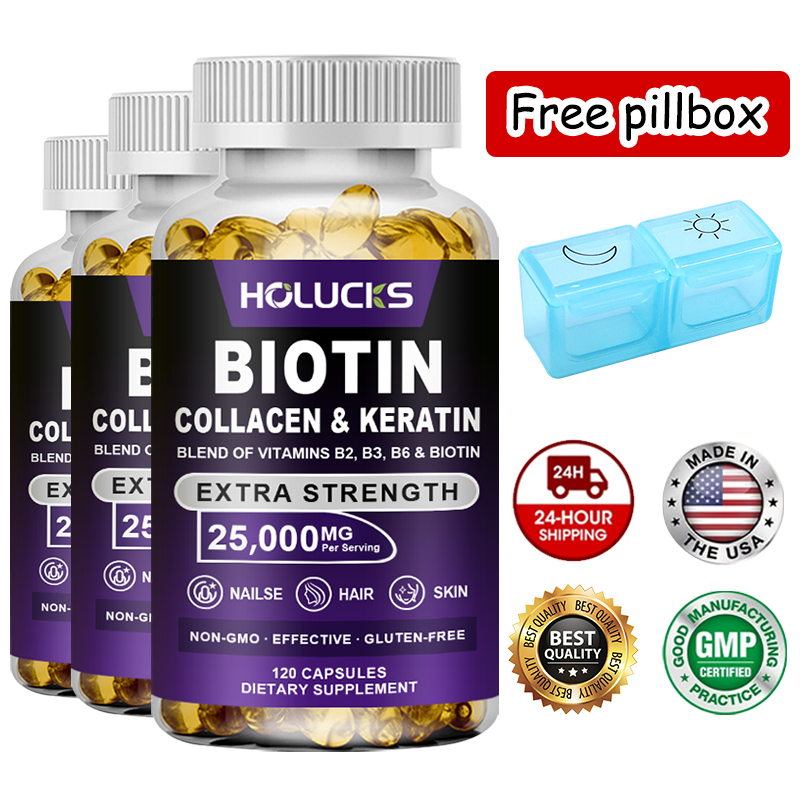 Biotin Collagen & Keratin Caps – Hair Care Keratin Bewertung und Preis