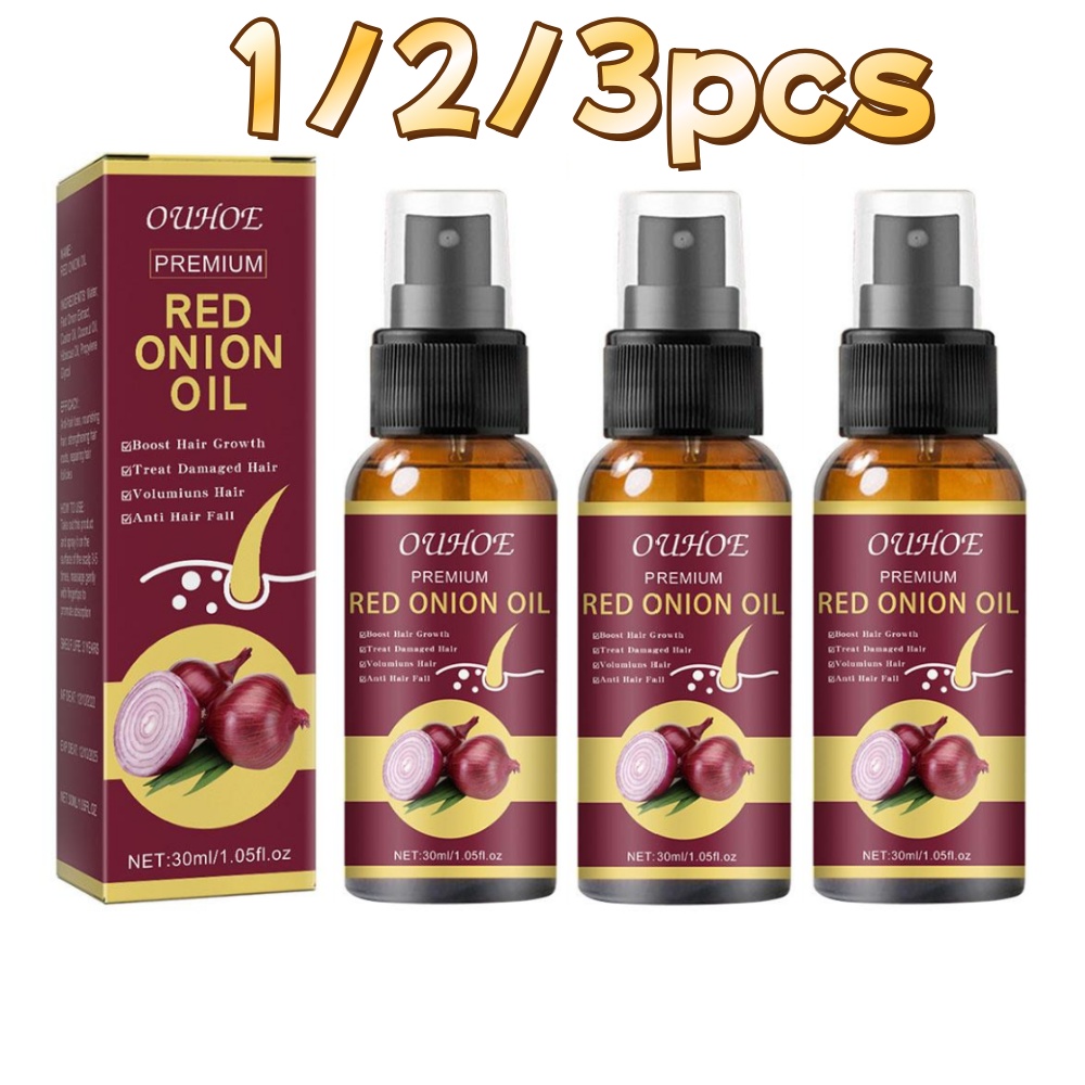 1/2/3pcs Red Onion Essential O – Hair Care With Rice Water Bewertung und Preis