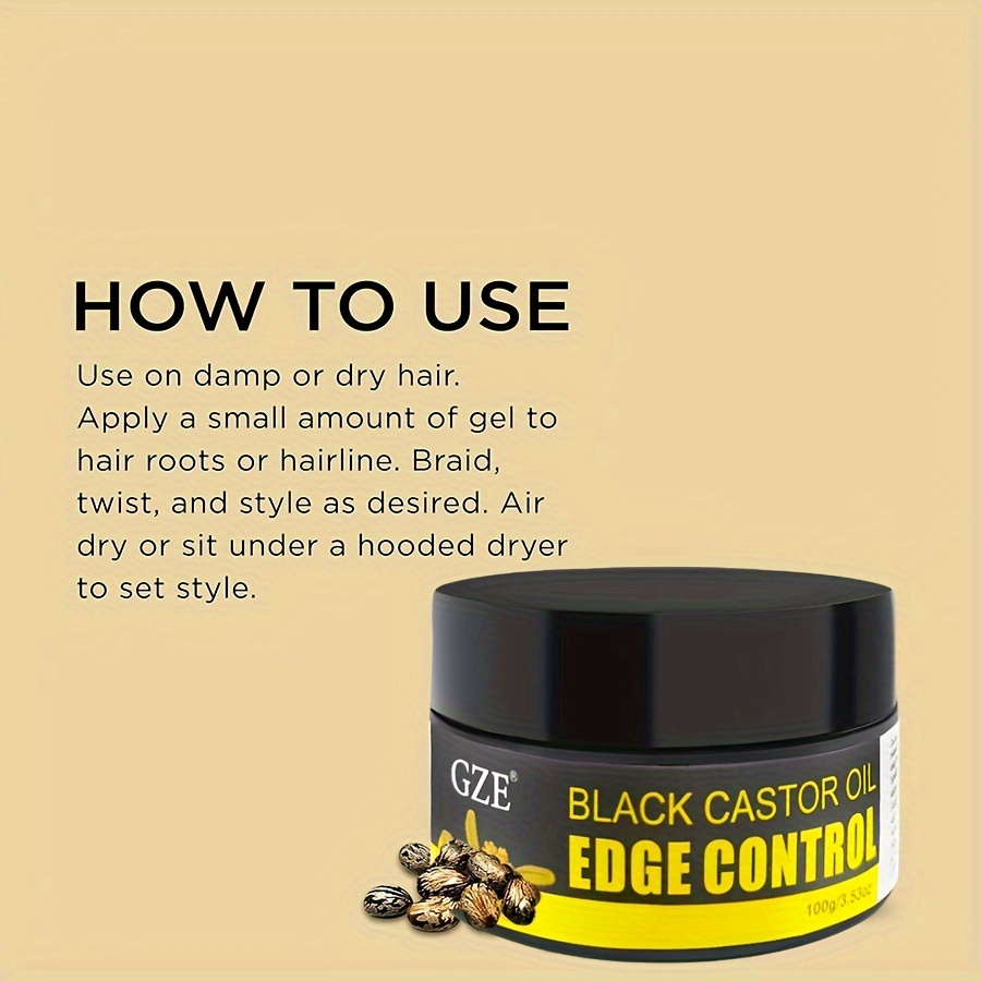 GZE African Black Castor Extra – Edge Control Gel Bewertung und Preis