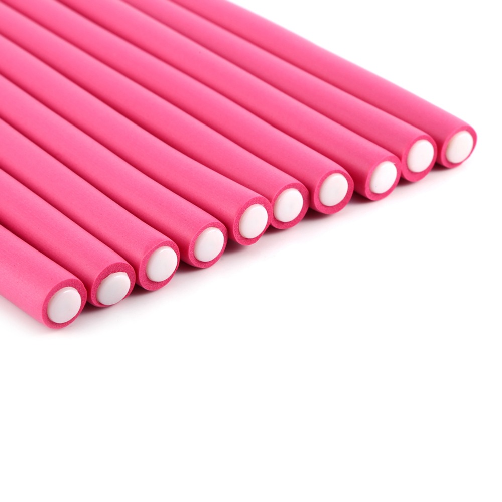 10Pcs/Set Soft Foam Soft Hair  – Hair Roller Set Flexi Bewertung und Preis