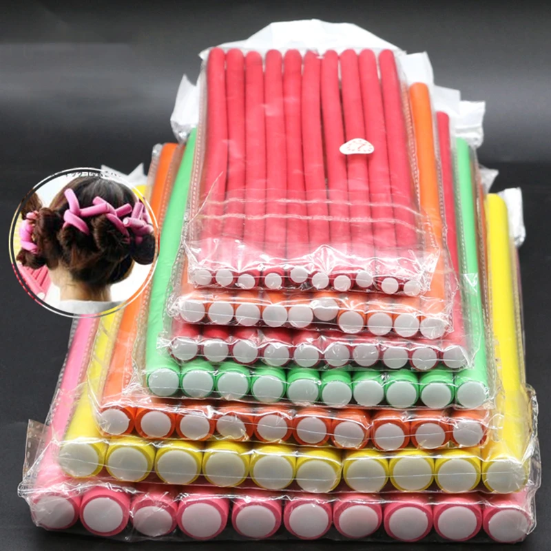 10 Pcs/Set Hair Curing Rod Mag – Hair Roller Set Flexi Bewertung und Preis