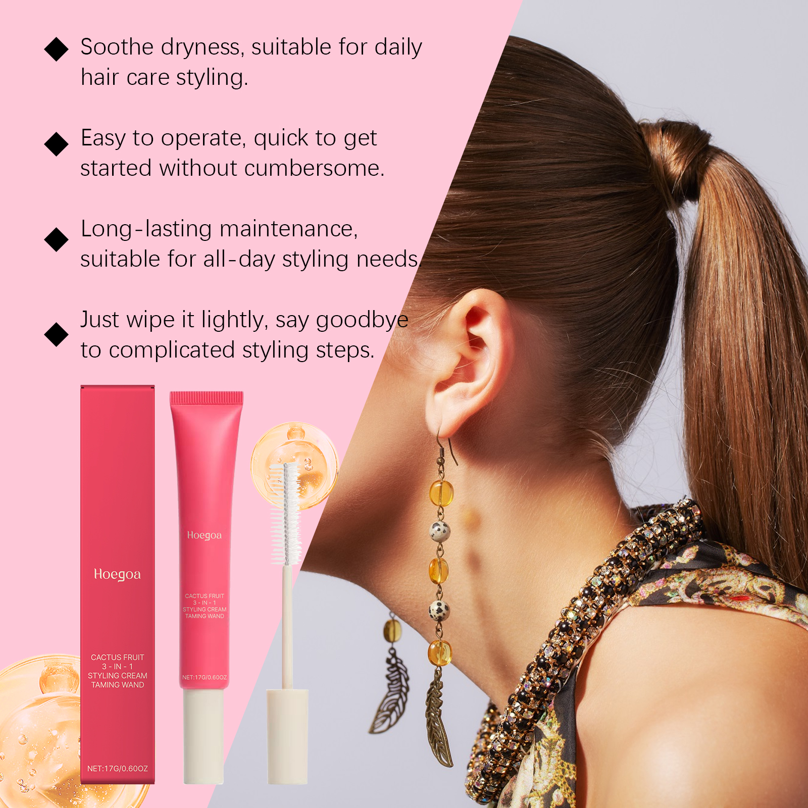 3in1 Hair Styling Cream Long L – Edge Control Gel Bewertung und Preis