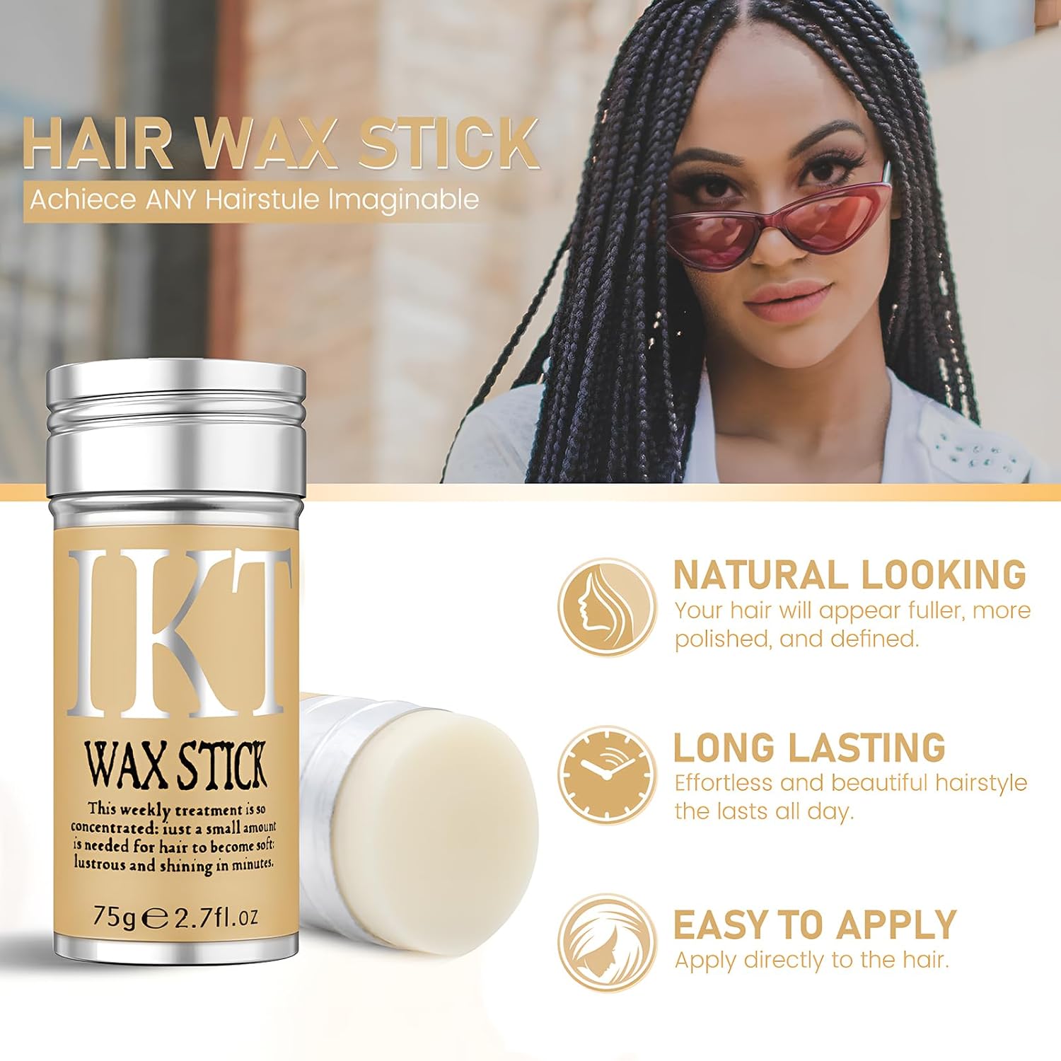 Hair Wax Stick for Wigs, Edge  – Hair Care Garnier Bewertung und Preis