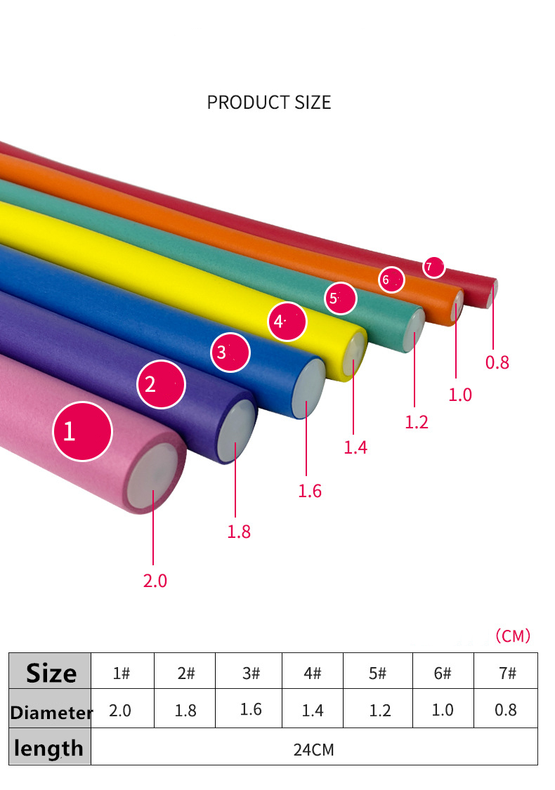 10pcs Flexible Curling Rods Ha – Hair Roller Set Flexi Bewertung und Preis