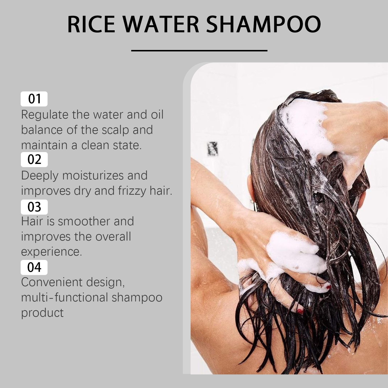 Rice Water Foam Hair Shampoo O – Hair Care With Rice Water Bewertung und Preis