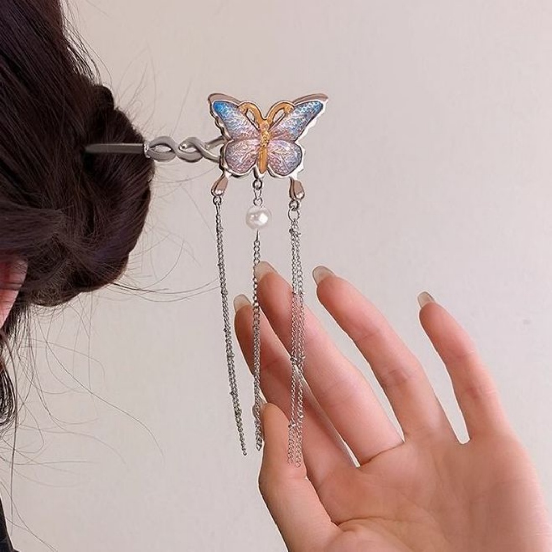 Silver Butterfly Tassel Hairpi – Hair Care Ingredients Bewertung und Preis