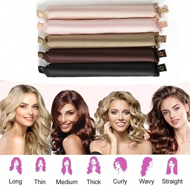 4/5pcs Heatless Curling Rod Se – Hair Roller Set Flexi Bewertung und Preis