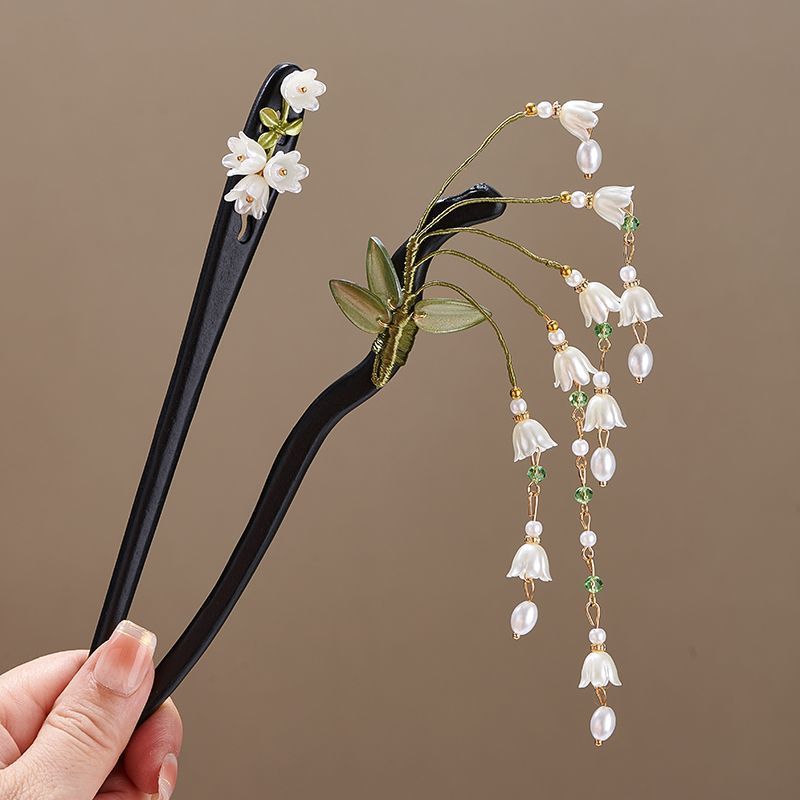 Wooden Flower Hairpin Vintage  – Hair Care Ingredients Bewertung und Preis