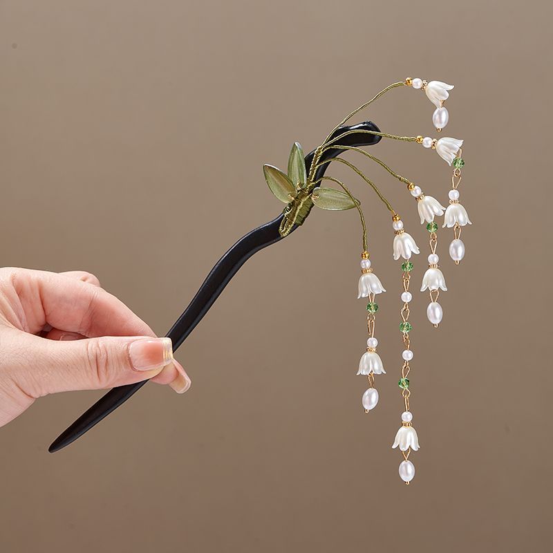 Wooden Flower Hairpin Vintage  – Hair Care Ingredients Bewertung und Preis