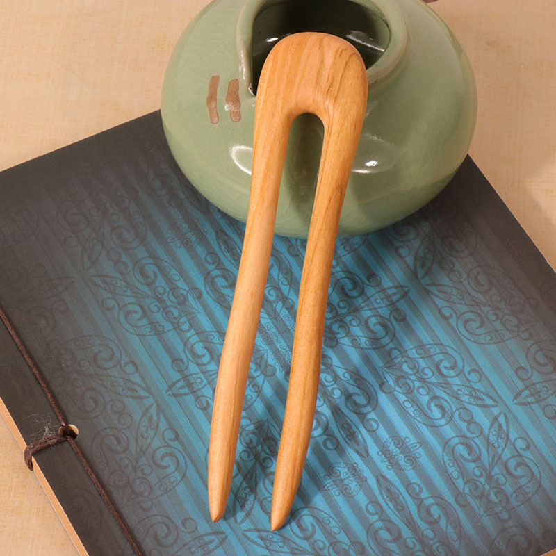 Peach Wood U-shaped Hairpin An – Hair Care Ingredients Bewertung und Preis