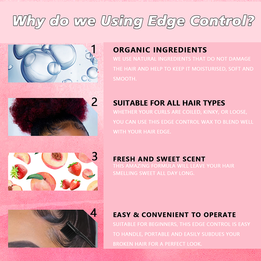 GOIPLE 30G Edge Control for 4C – Hair Care Olive Oil Bewertung und Preis