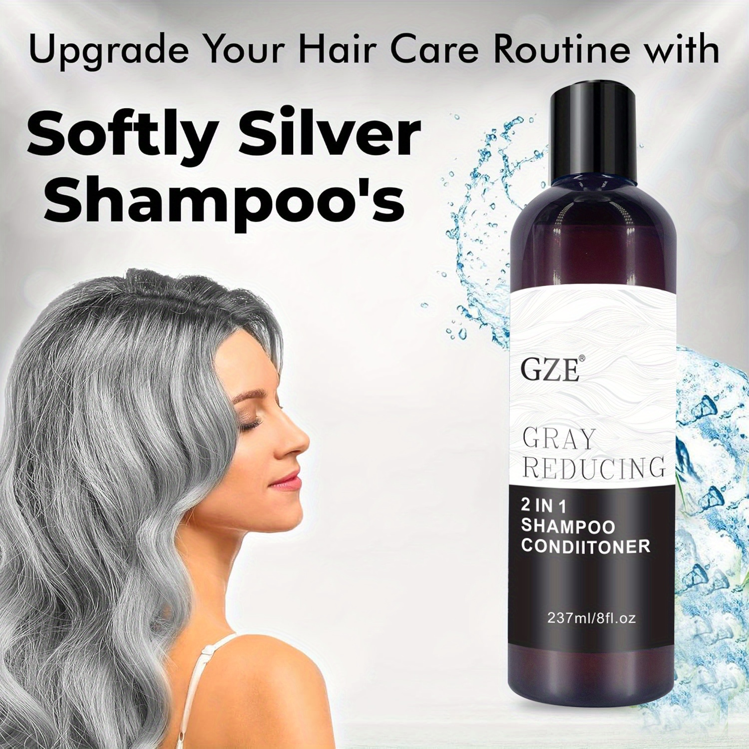 GZE Grey Reducing 2-In-1 Shamp – Hair Care Salon Bewertung und Preis