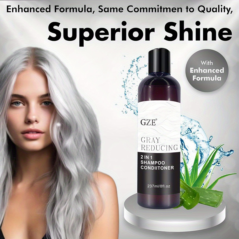 GZE Grey Reducing 2-In-1 Shamp – Hair Care Salon Bewertung und Preis