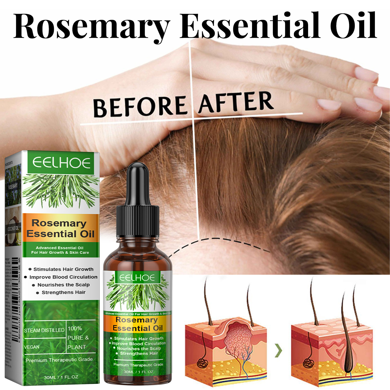 Hair Growth Serum Fast Growing – Hair Care Essential Oil Atomizing Bewertung und Preis