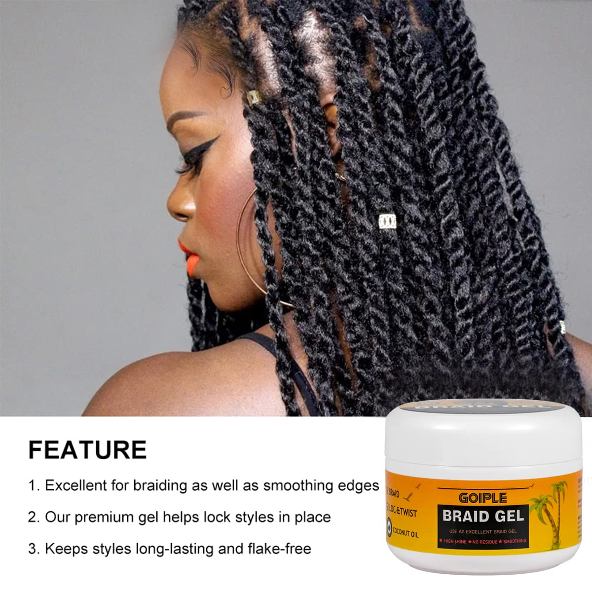 Hair Combs Strong Hold Braid G – Edge Control Gel Bewertung und Preis