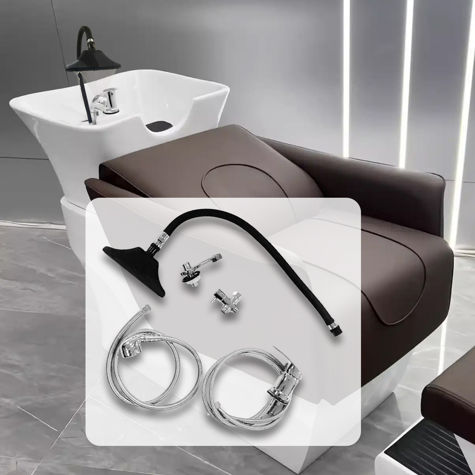 Shampoo Sink Shower Head Hair  – Hair Care Salon Bewertung und Preis
