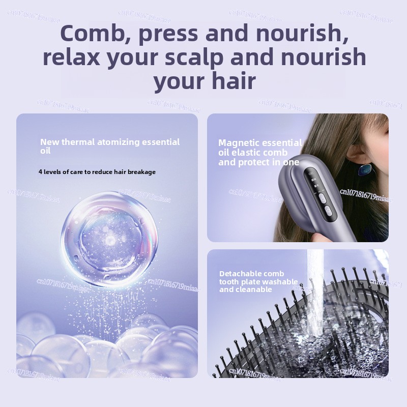 Electric Scalp Massage Comb, E – Hair Care Essential Oil Atomizing Bewertung und Preis
