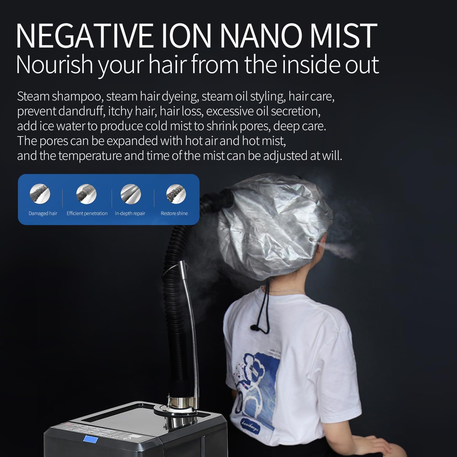 Professional Steam Perm Machin – Hair Care Salon Bewertung und Preis